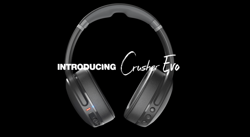 Skullcandy Crusher Evo XT Wireless over-Ear Headphones, Black