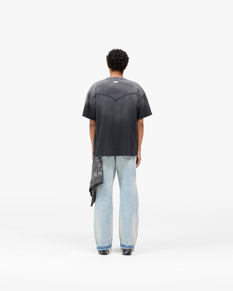 Represent X Hunter T-Shirt - Stained Black