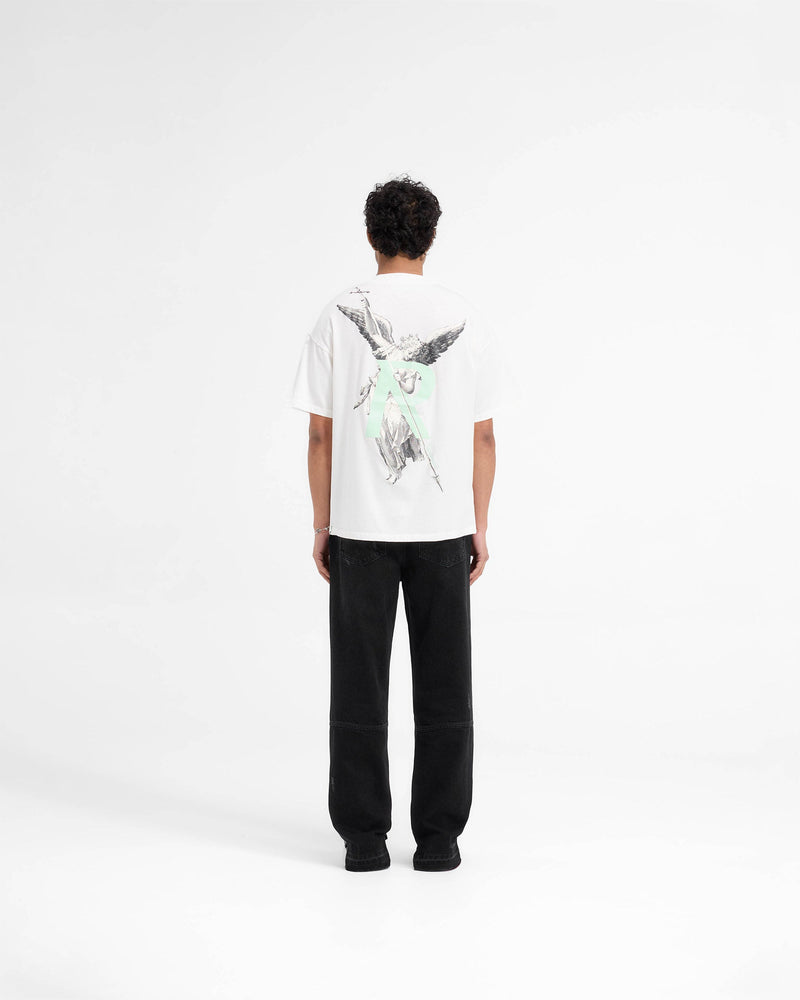 Archangel Initial T-Shirt - Salt