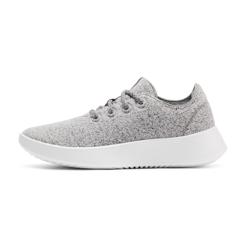 Women's Wool Runner Go - Medium Grey (Blizzard Sole)