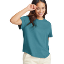 Women's Soft Merino Tee - Chasm Teal