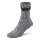 Anytime Crew Sock - Natural Grey Heather/Deep Navy