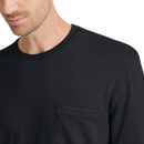 Men's Soft Merino Long Sleeve Tee - True Black - New Edition