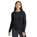 Women's Soft Merino Long Sleeve Tee - True Black
