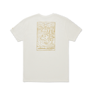 Unisex Organic Cotton Graphic Tee - Natural White/Stony Beige - CA