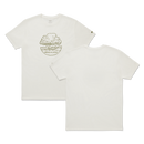 Unisex Organic Cotton Graphic Tee - Natural White/Rugged Green - NZ