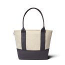 Mini Canvas Tote Bag - Natural White/Natural Grey