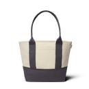 Mini Canvas Tote Bag - Natural White/Natural Grey