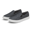 Men's Wool Cruiser Slip On - Dark Grey (Light Grey Sole)