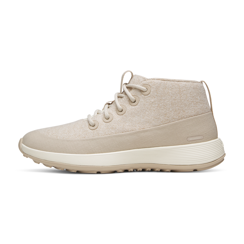 Women's Wool Runner NZ Mid Waterproof - Stony Cream/Rugged Beige (Stony Cream Sole)