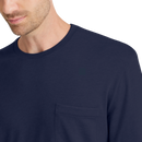 Men's Soft Merino Long Sleeve Tee - Deep Navy