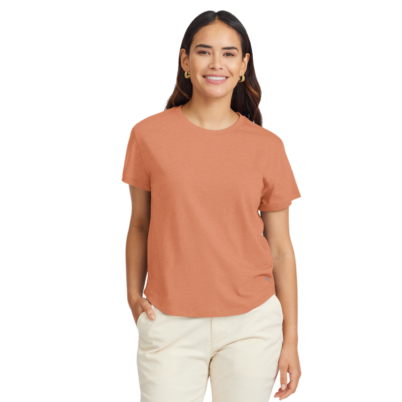 Women's Soft Merino Tee - Sienna Blush
