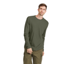 Men's Soft Merino Long Sleeve Tee - Thunder Green
