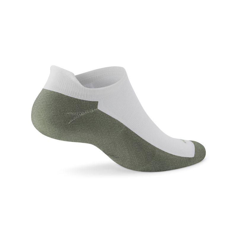 Anytime Ankle Sock - Blizzard/Thunder Green