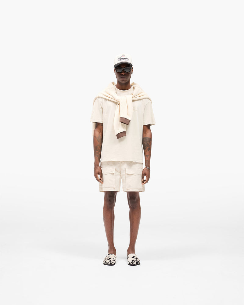 Front Pocket Cargo Short - Champagne
