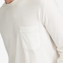 Men's Soft Merino Long Sleeve Tee - Natural White