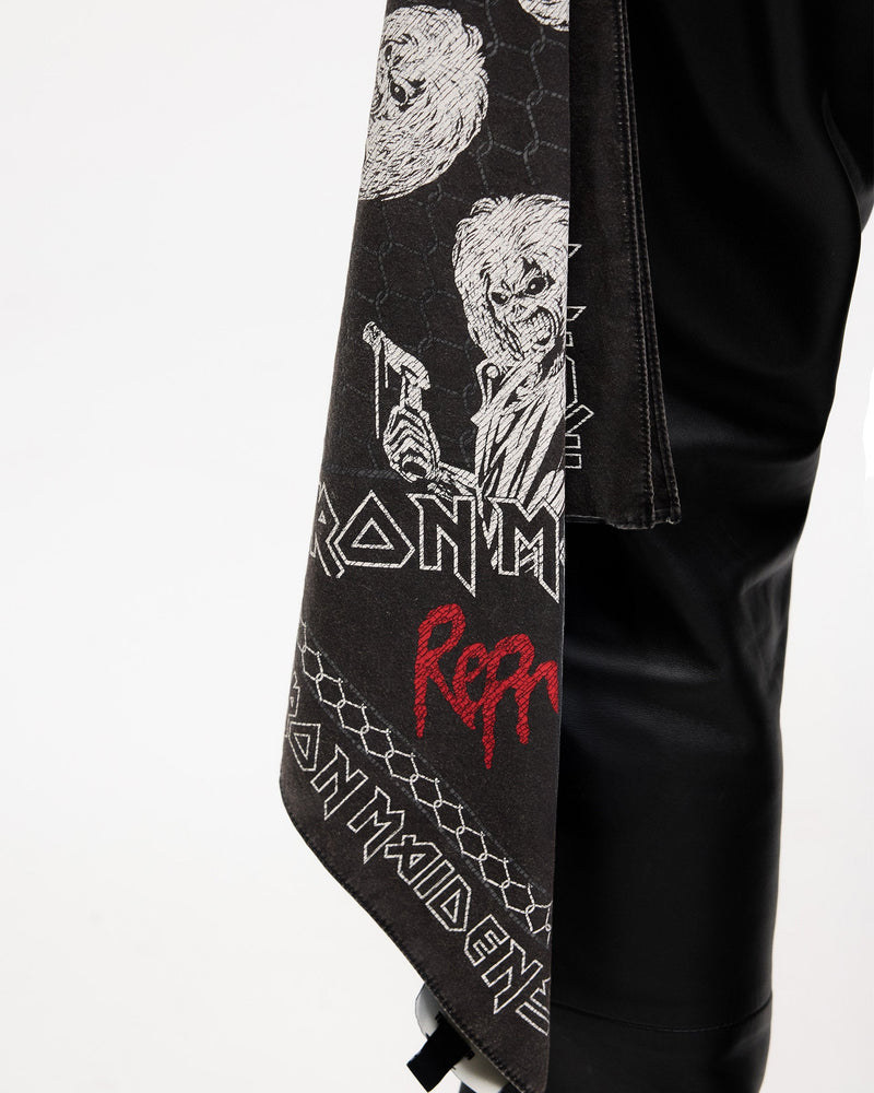 Represent X Iron Maiden Killers Bandana - Jet Black