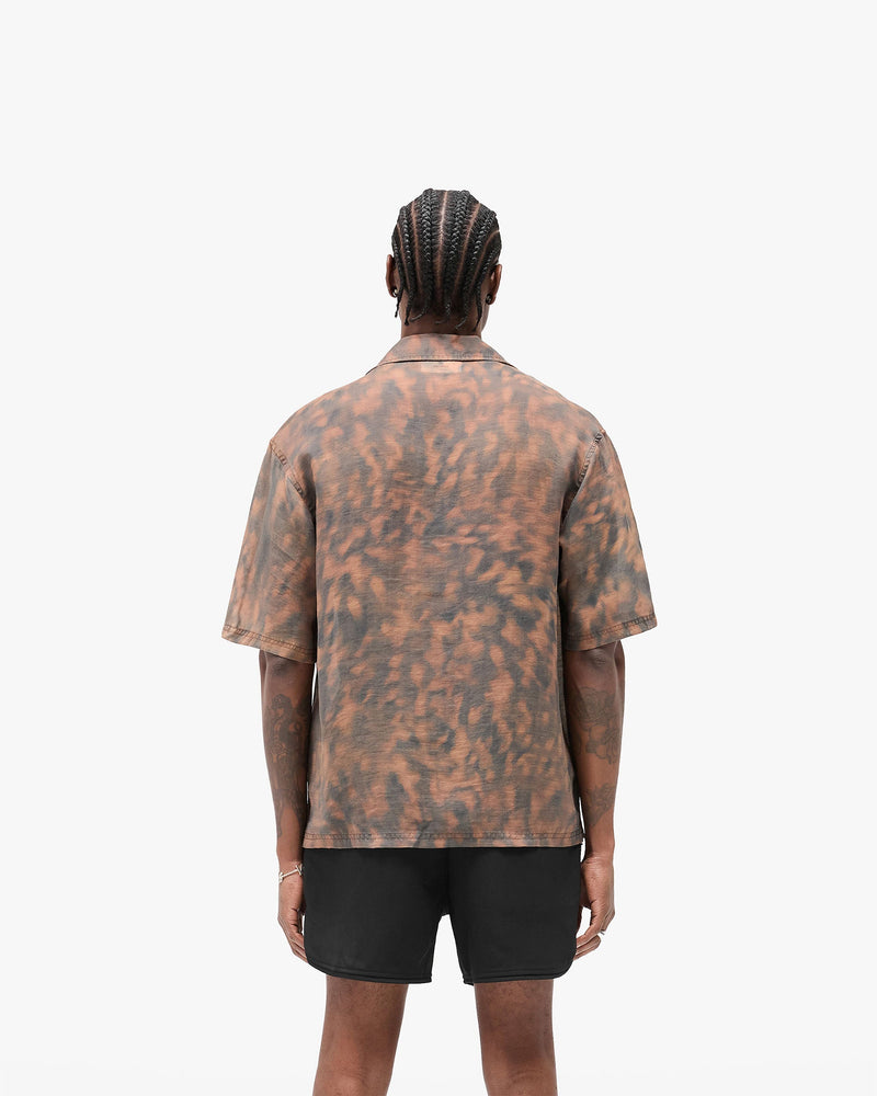 Tortoise Print Shirt - Brown
