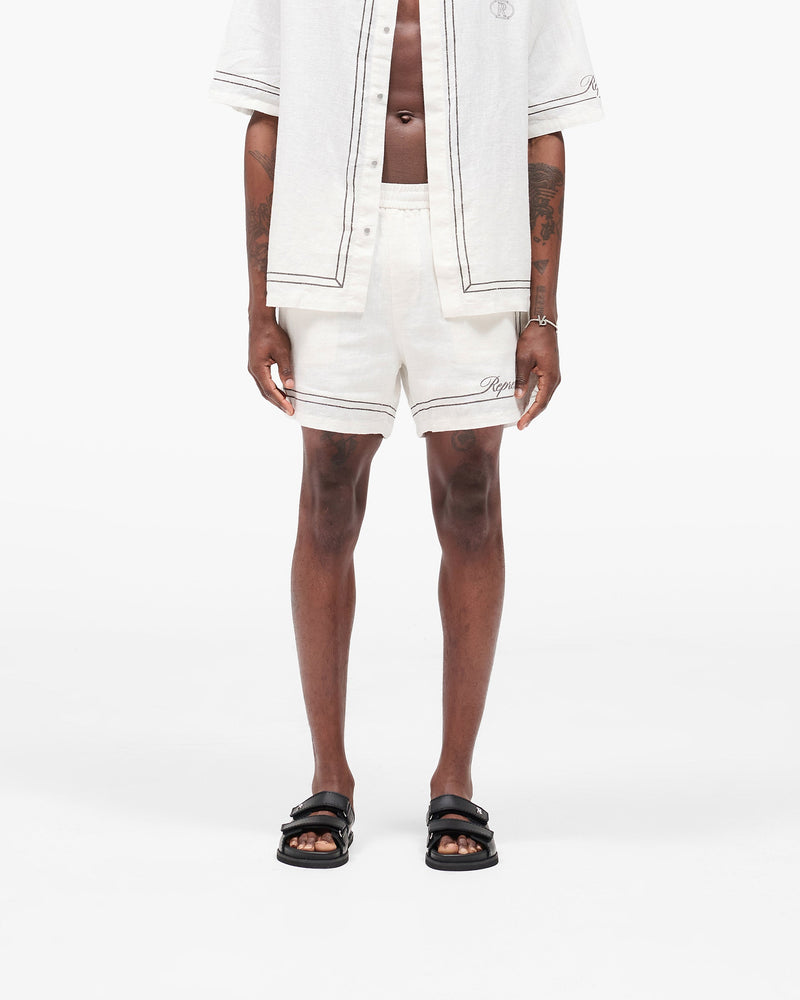 Border Short - Whisper White