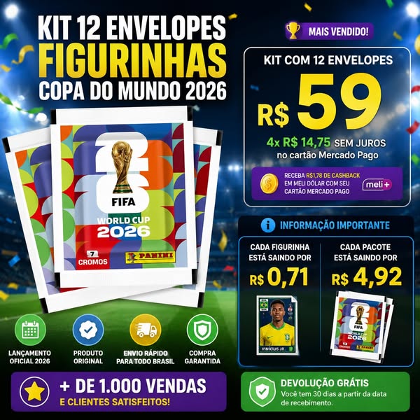 Figurinhas da Copa do Mundo 2026