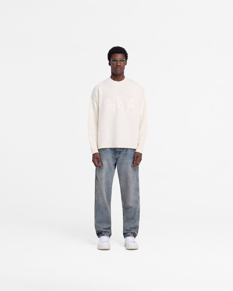 Rep Knit Jumper - Oat