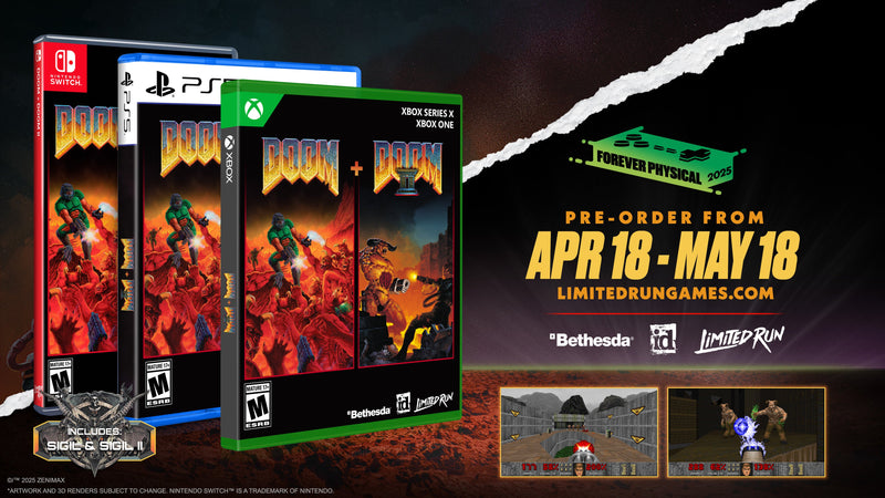 DOOM + DOOM II Standard Edition (Switch, PS5, Xbox)