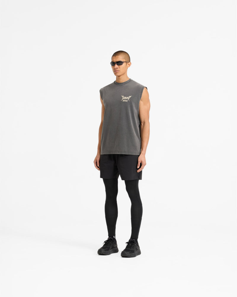 Team 247 X END Oversized Tank - Washed Grey