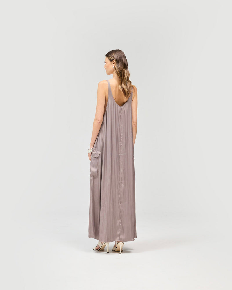 Adrenaline Maxi Dress - Chocolate