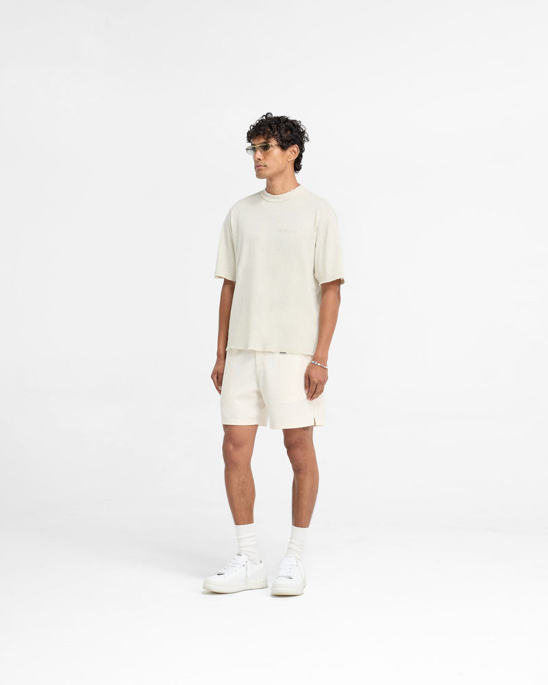 Slub T-Shirt - White Sand