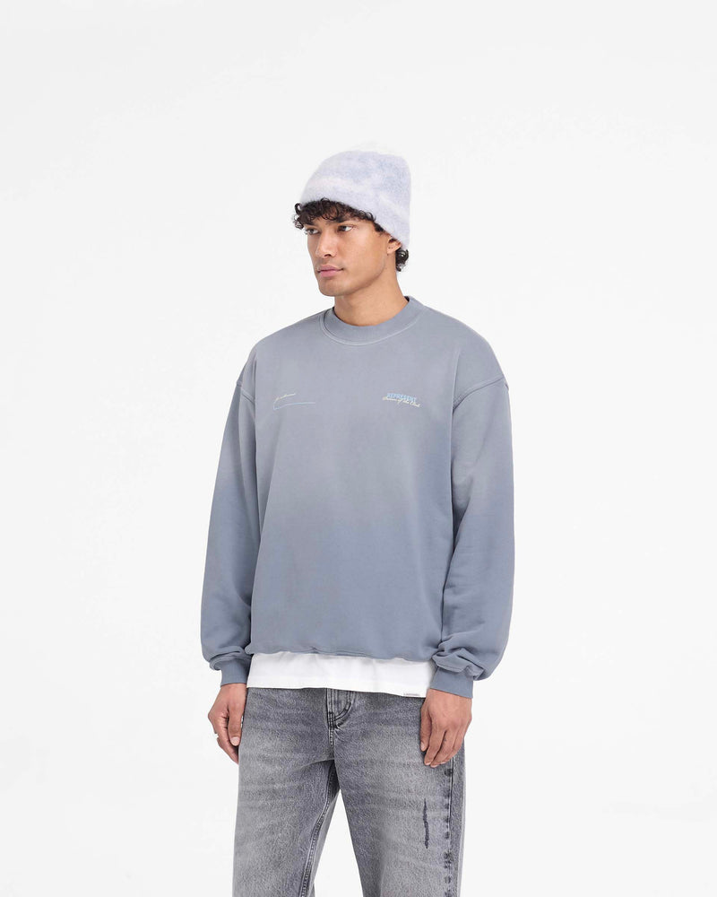 Patron Of The Club Sweater - Washed Grey