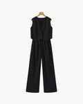 Classy Lady - Linen Two-piece Set