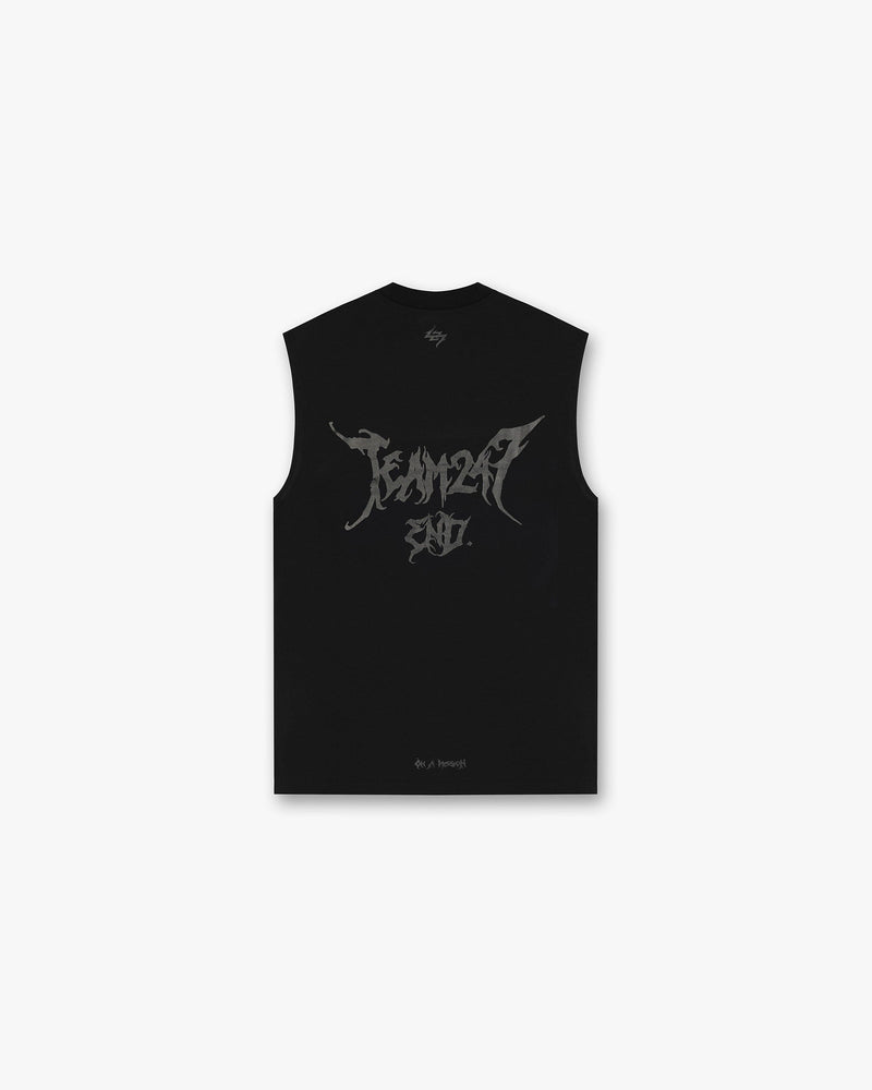 Team 247 X END Oversized Tank - Jet Black