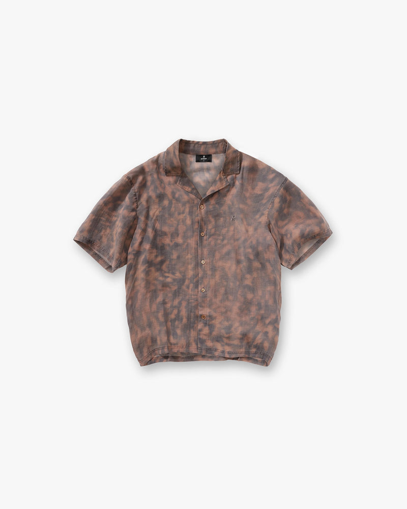 Tortoise Print Shirt - Brown