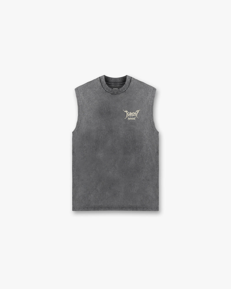 Team 247 X END Oversized Tank - Washed Grey