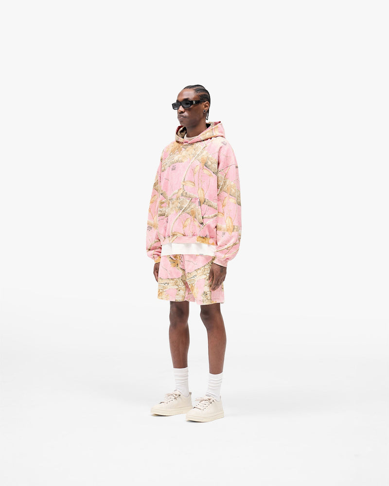 Realtree® Boxy Hoodie - Washed Pink Camo