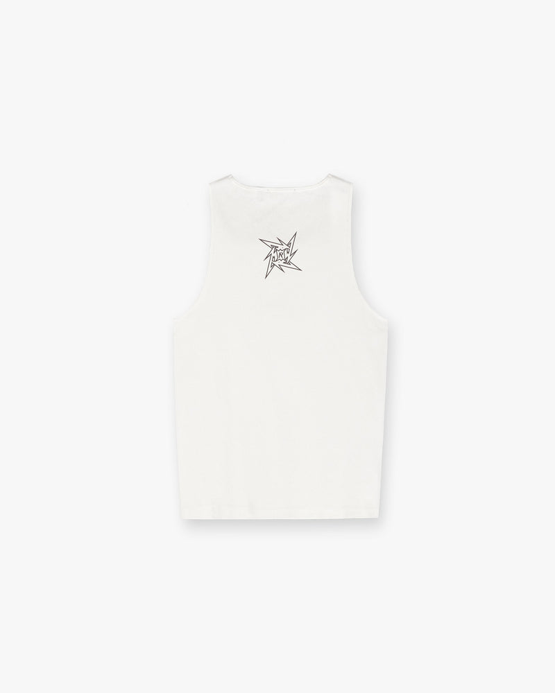 Represent X Metallica Local Crew Vest - Flat White