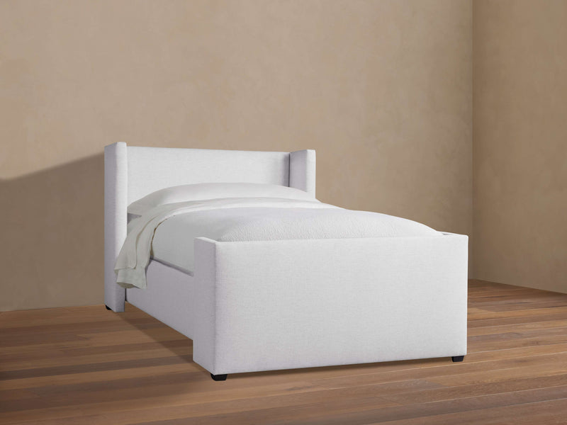 Wyller Twin Bed with High Footboard