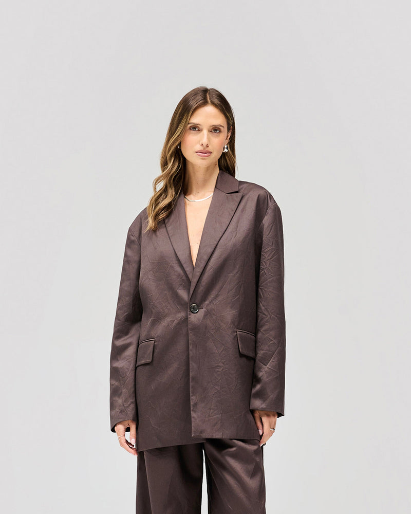 Crimp Jacket - Black Coffee