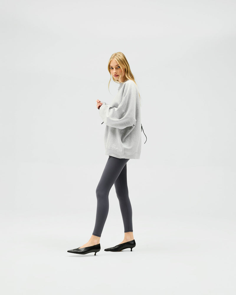 Owners Club Relaxed Sweater - Grey Marl