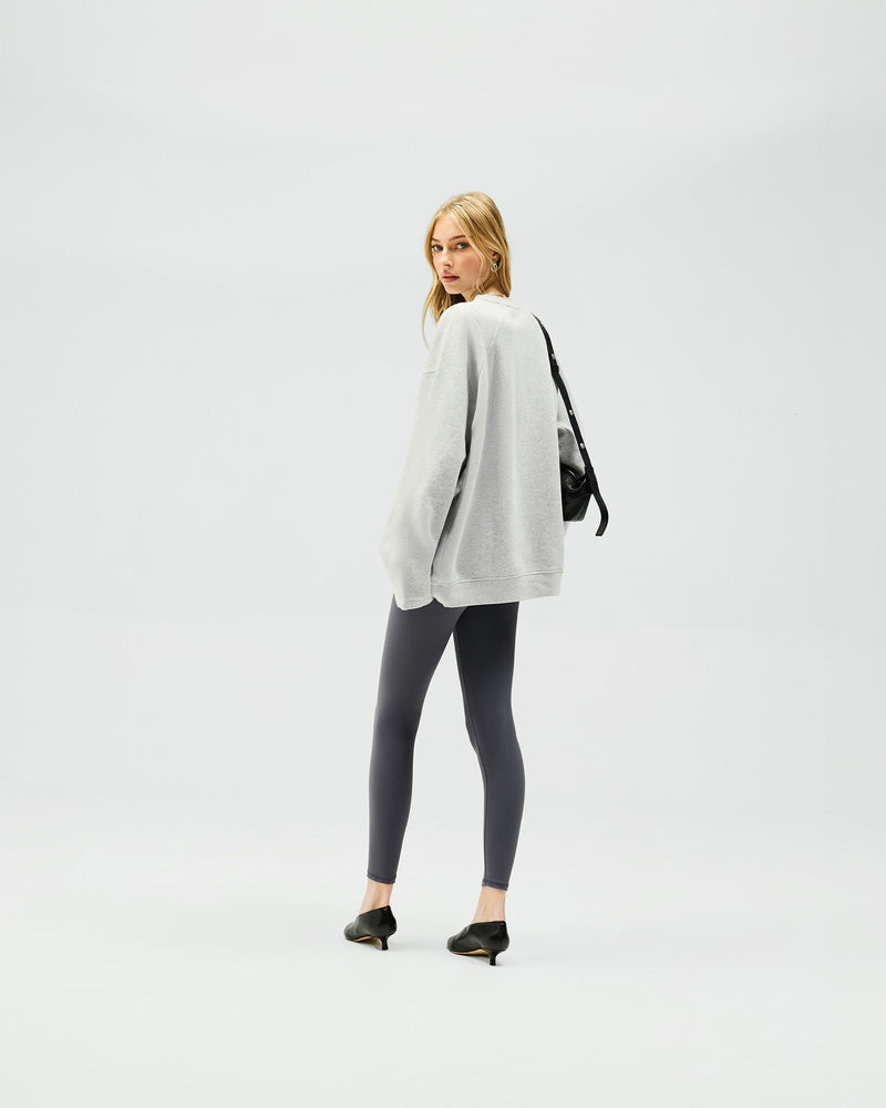 Owners Club Relaxed Sweater - Grey Marl