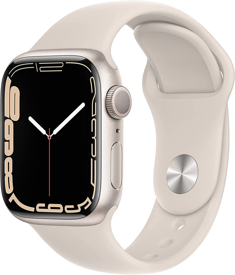 Open Box APPLE WATCH SERIES 7 GPS 41MM STARLIGHT ALUMINUM CASE WITH STARLIGHT BAND