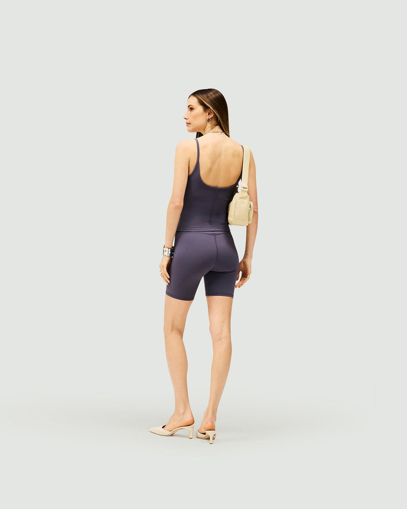 Owners Club Longerline Bike Short - Grey