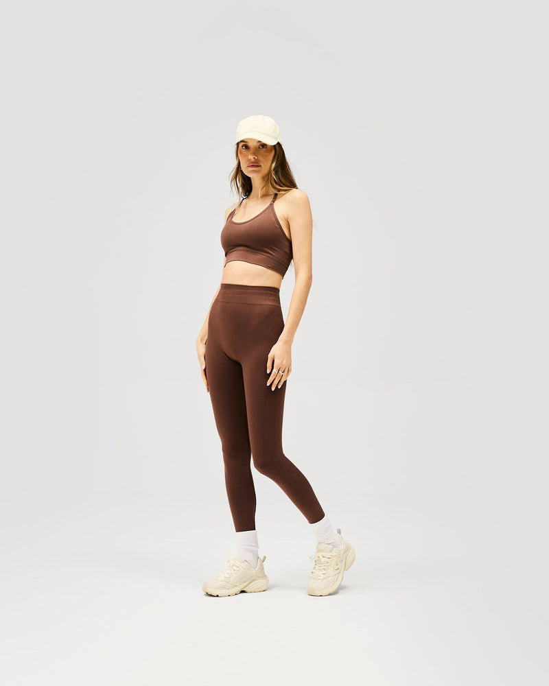 Owners Club Seamless Low Impact Bra - Mocha