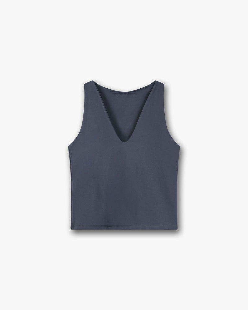 Owners Club V Neck Tank Top - Grey