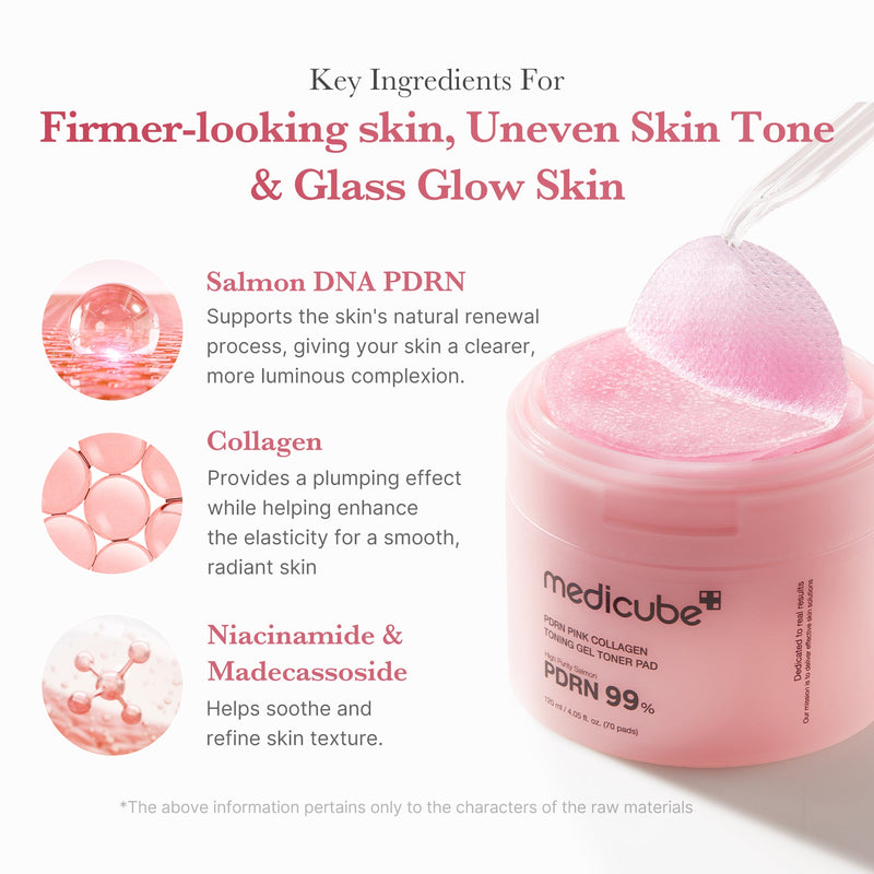[GIFT] PDRN Pink Collagen Gel Toner Pad