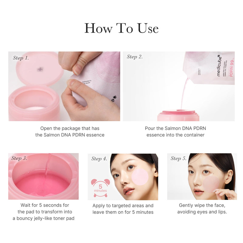 [GIFT] PDRN Pink Collagen Gel Toner Pad