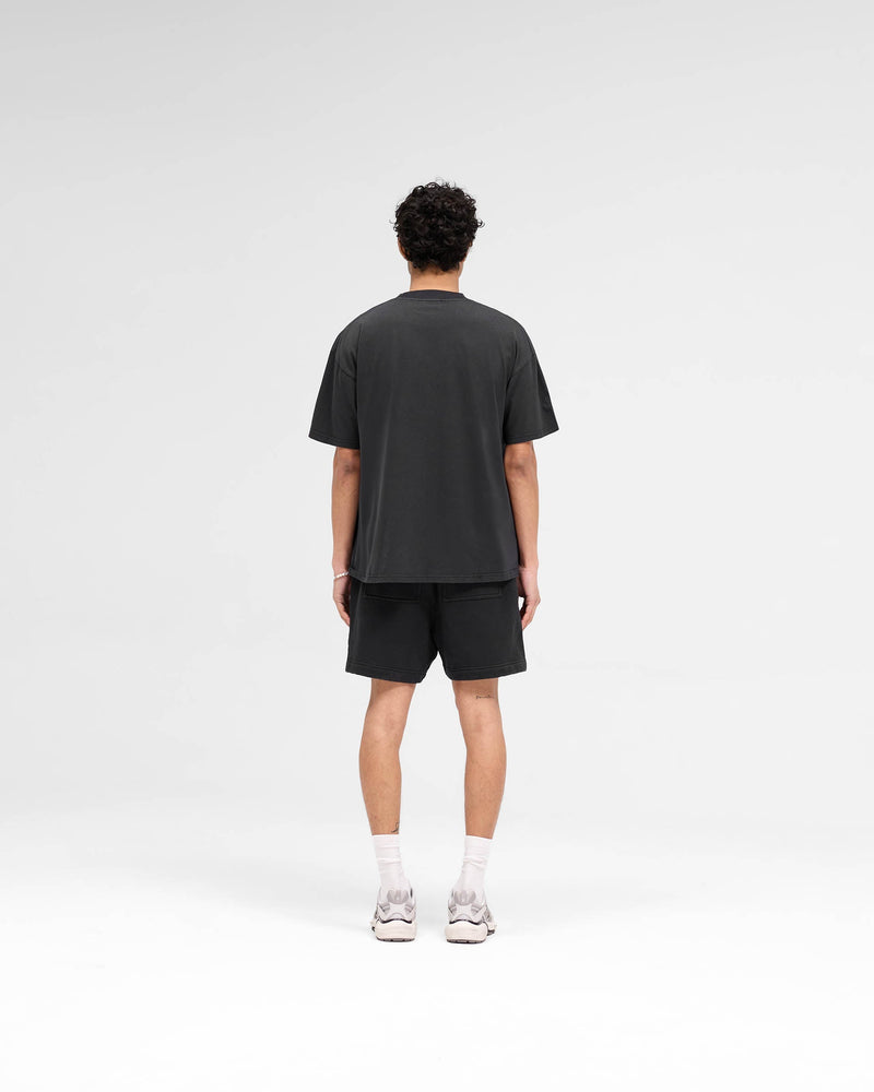 Rep Applique Shorts - Off Black