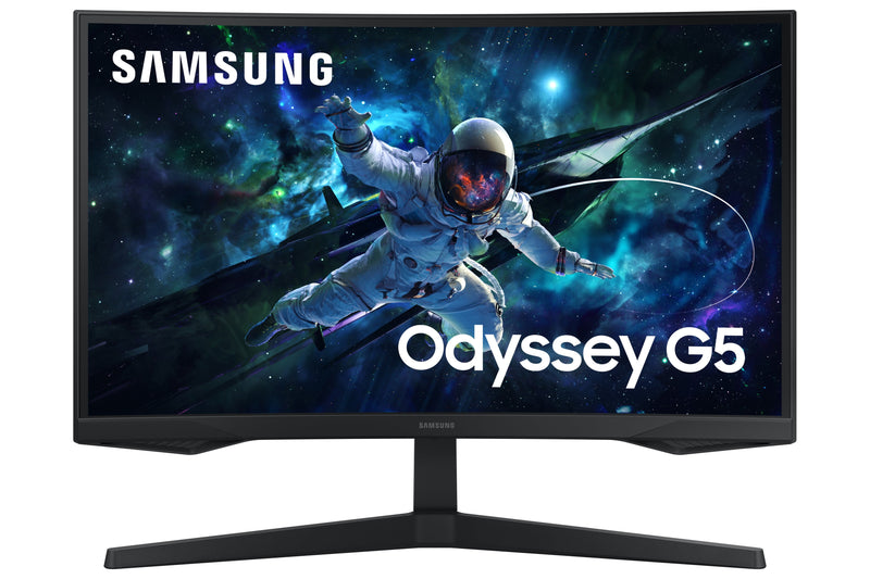 SAMSUNG 27” Odyssey G55C QHD 165Hz 1ms(MPRT) Curved Gaming Monitor - LS27CG556ENXZA