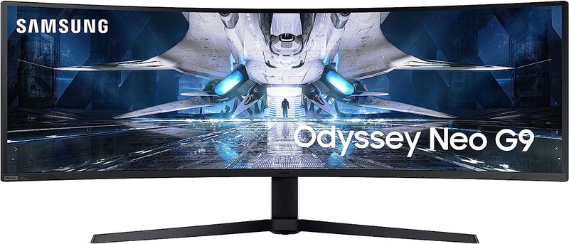 SAMSUNG 49" Class Odyssey Neo G9 Dual QHD 240Hz 1ms G-Sync Compatible Quantum HDR2000 Curved Gaming Monitor - LS49AG952NNXZA