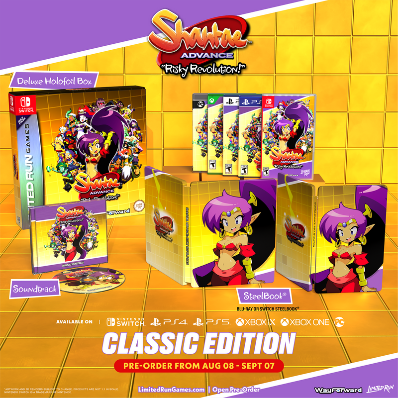 Shantae Advance: Risky Revolution Classic Edition (Switch, PS5, PS4, Xbox, PC)
